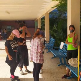 Trabajo voluntario en la Facultad de Ciencias Médicas de Ciego de Ávila